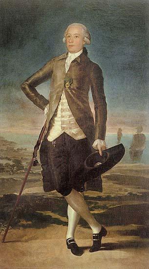 Francisco de Goya Portrait of Gaspar Melchor de Jovellanos Norge oil painting art